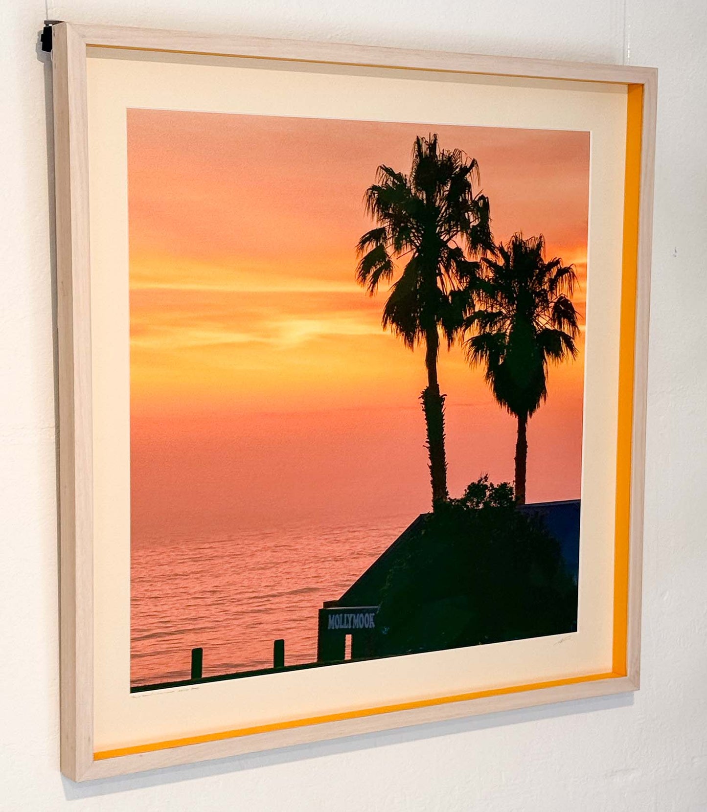 "palm beach" - Mollymook. Outer Size: 83 x 83cm